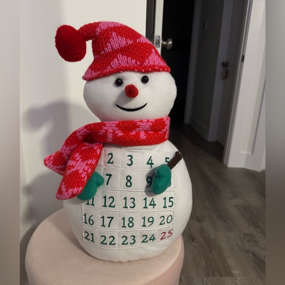 Smiling Snowman with Christmas countdown from Target